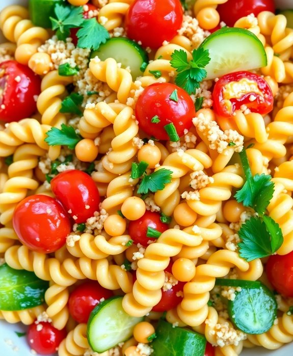 chickpeas and quinoa salad