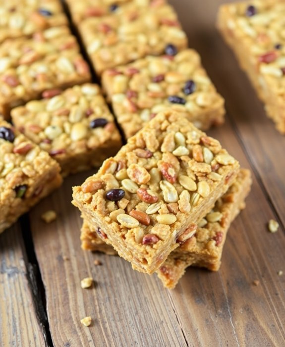 oats with honey drizzle